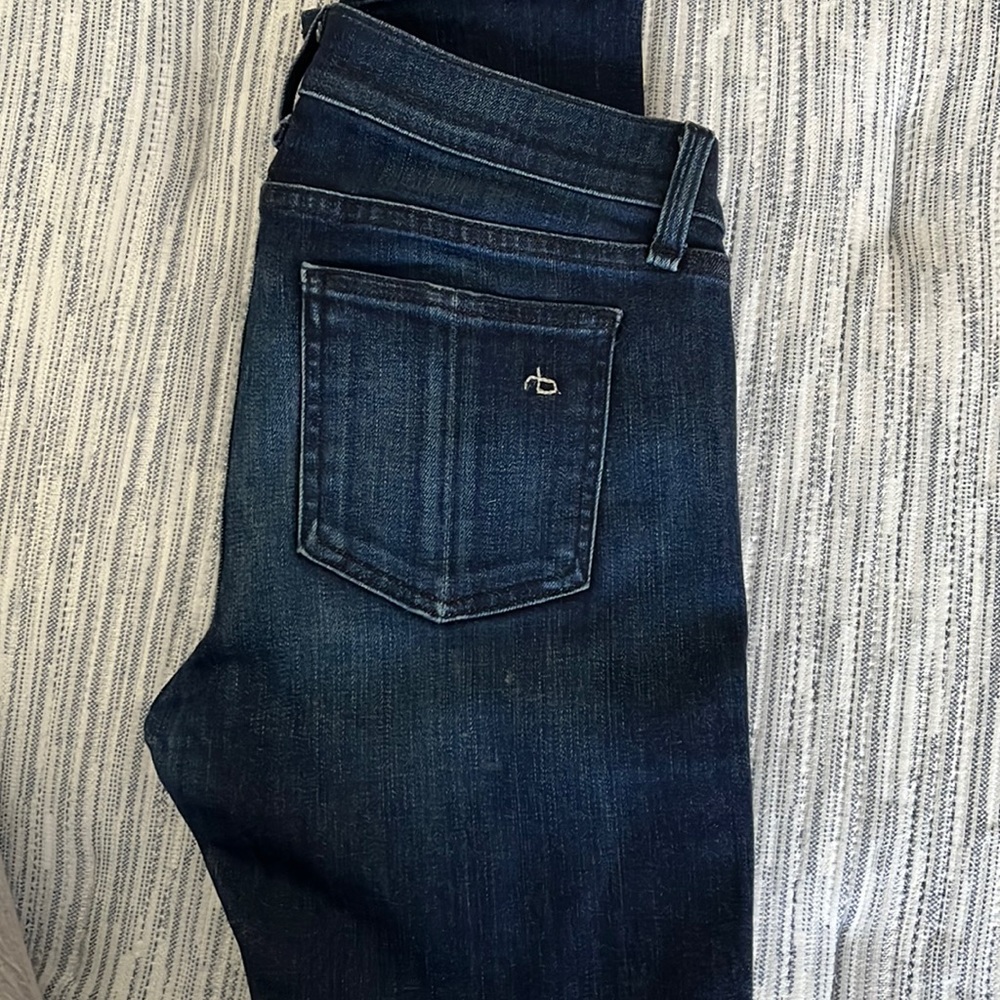 Rag & Bone capri faded jean.. super comfortable.